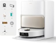 Mova V50 Ultra Complete Robot Aspirapolvere e Lavapavimenti, 24.000 Pa, Lavaggio Acqua Calda, Sistema DuoSolution, Navigazione con Torretta Sollevabile, Supera Ostacoli fino a 6 cm, Garanzia 3 Anni – Prezzi e Opinioni