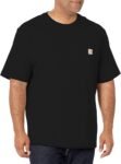 Carhartt Men’s Short Sleeve T-Shirt with Pocket, Black, X-Large, Black, XL – Prezzi e Opinioni