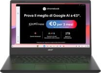 Acer Chromebook 314, Ram 4 GB DDR4, eMMC 128 GB, Display 14″ FHD, CBOA314-1H-C4ZG, Notebook, PC Portatile, Processore Intel Celeron N4500, Scheda Grafica Intel UHD, ChromeOS, Nero