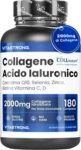 COLLAGENE IDROLIZZATO 2000MG Vitastrong – COLLinstant Collagene e Acido Ialuronico con Biotina, Coenzima Q10, Zinco, Selenio, Vitamina C, Vitamina D – Formula Efficace – Qualità Premium