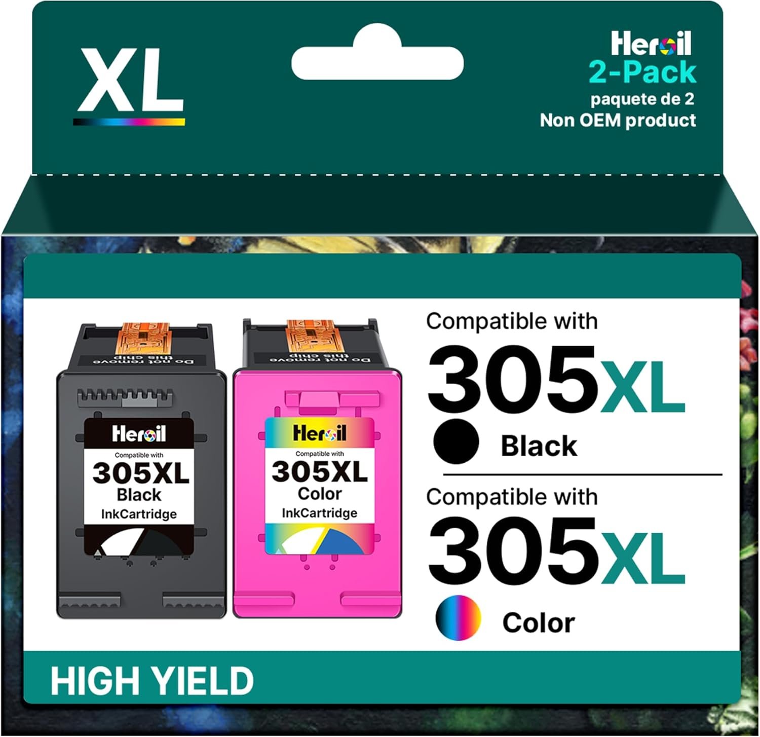 Cuffie Bluetooth, Auricolari Bluetooth Sport 5.4 con 4 HD ENC Cancellazione Rumore Hi-Fi Stereo Cuffiette Wireless LED Display 42H Autonomia Mini Touch Control IPX7 Impermeabili, for iOS Android, Nero