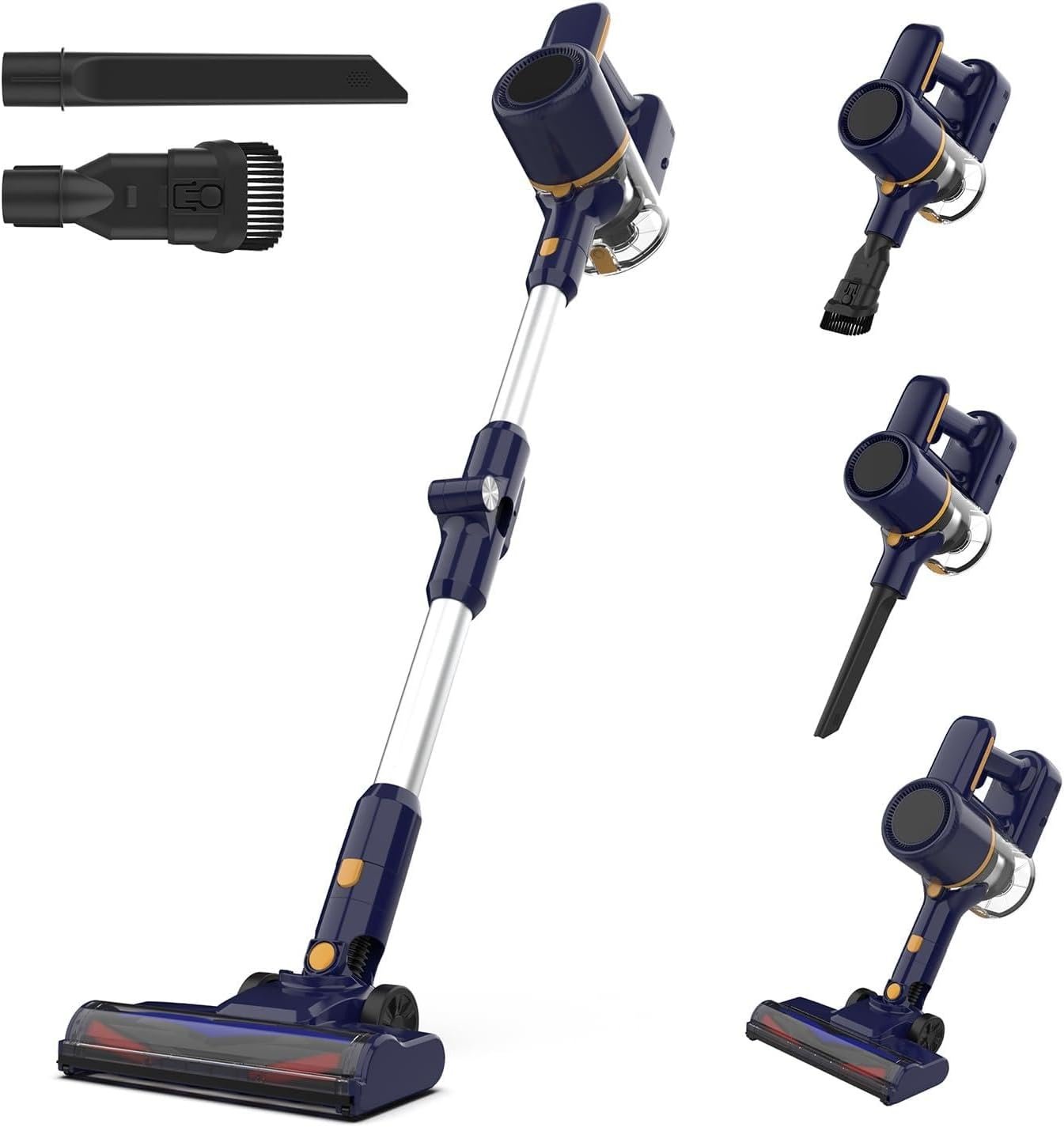 HP 280M Mouse Silent Wireless, Tecnologia LED Blu, Riduzione Rumore fino a 90%, 3 Pulsanti, Rotella di Scorrimento, Design ergonomico, Dongle Ricevitore USB-A Incluso, Nero