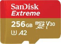 SanDisk Extreme 256GB scheda microSDXC + RescuePro Deluxe, Micro SD fino a 190 MB/s, + adattatore SD, con prestazioni app A2, UHS-I, Class 10, U3, V30