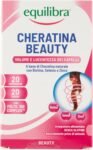 Equilibra Integratori Alimentari, Cheratina Beauty, Integratore a Base di Cheratina e Foltil 100 Complex, Mix di 5 Vitamine e 4 Sali Minerali, Capelli e Unghie Forti e Belli, 20 Compresse