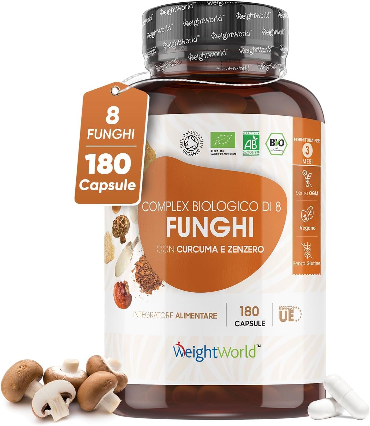 Trust Mouse Wireless Silenzioso con Batteria, per Mano Sinistra e Destra, 83% Plastica Riciclata, 800-1600 DPI, Microricevitore USB, Mouse Senza Fili Compatto per PC, Laptop, Computer, Mac