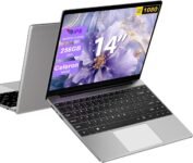 bvate PC Portatile 14 pollici Notebook Win 11 upto 2.8 GHz 256 GB ROM Supporta l’espansione SSD 1TB Celeron N4020 2.4G+5G WiFi 4.2 USB HDMI Tastiera italiana membrana mouse senza fili-Gray-V