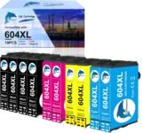 GoToners 604XL Cartucce Compatibili per Epson 604 XL Multipack per XP-2200 XP-2205 XP-3200 XP-3205 XP-4200 XP-4205 WF-2910 WF-2930 WF-2935 WF-2950 (4 Nero, 2 Ciano, 2 Magenta, 2 Giallo)
