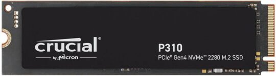 Crucial P310 SSD 500GB PCIe Gen4 NVMe M.2 2280, fino a 6.600 MB/s, Compatibile con Notebook e PC Desktop, Hard Disk Interno – CT500P310SSD801