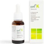 Vitamina K – Integratore Alimentare Naturale OTI a Base di Vitamina K2 – con Olio di Semi di Girasole – Formato in Gocce 20 ml. – Made in Italy