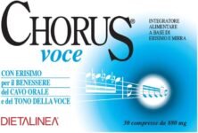 Dietalinea Chorus Voce – Integratore alimentare in compresse 30per il benessere della gola e del tono della voce