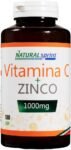 Vitamina C Pura Alto Dosaggio di Vit. C (1000mg)+ Zinco – 180 Compresse Per 6 Mesi-Vitamin C Dose Forte – Integratore Alimentare Made in Italy nel laboratorio NaturalSprint