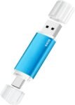 Onbqurg Chiavetta USB C 64 GB 2.0, Pen Drive, OTG Pennetta USB per Type C Smartphones, Laptops, Tablets, PC, Auto (Blu)