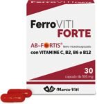 Ferro Viti – Forte, Integratore di Ferro Microincapsulato con Vitamina B2, Combatte Affaticamento e Spossatezza, 30 Capsule da 590 mg,
