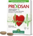 Naturando Prexosan Integratore alimentare che favorisce la regolarità della pressione con Eucommia, Olivo, Biancospino, Ibisco – 30 compresse Vegano Senza Glutine