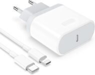 Anigaduo Caricatore for iPhone – 25W USB C Caricabatterie for iPhone 14/14 Pro/14 Pro Max/14 Plus/13/12/11/XS/XR/X/SE/8/7/6, Pad, Rapido Spina with 2M Cavo Muro Adattatore Alimentatore Presa Carica