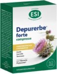 ESI, Depurerbe Forte Compresse, Integratore Alimentare Depurativo a Base di Estratto di Carciofo, Cardo Mariano e Tarassaco, Aiuta l’Organismo a Eliminare le Tossine Accumulate, 60 Compresse