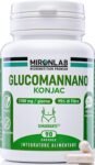 GLUCOMANNANO – Blocca fame naturale – Dimagrante forte 3021mg – Altamente Dosato: 95% di fibre – 90 capsule vegane – Effetto saziante anti fame, detox e migliora la digestione – Mironlab