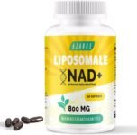 Liposomiale NAD+ e Trans-Resveratrolo Softgels da 800 mg, alternativa all’NMN più efficiente dell’NMN, assorbimento elevato, integratore NAD+ effettivo (60 Softgels (Pack of 1))
