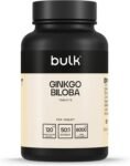 Bulk Compresse Ginko Biloba 6000 mg, 6000 mg, integratore ad resistenza, 60 Compresse, 60 porzioni