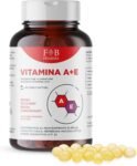 FB PHARMA – Integratore di VITAMINA A 1000mcg + VITAMINA E 47mg – 180 perle in SOFT GEL – per mantenimento VISTA, PELLE, CAPELLI normali – Formula studiata in Italia