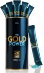 GOLD POWER Stimola La Produzione di Livelli Ormonali Maschili Uomo – Vasodilatatore Migliore Tra Integratori Sessuali Per Uomo Aumento Forte e Duraturo in 20 Stick Liquidi Ad Alto Dosaggio (200ml).