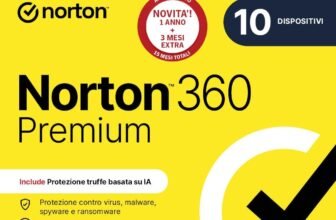 Norton 360 Premium 2025|Antivirus 10 dispositivi|15 mesi|Digital Download
