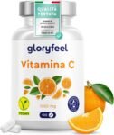 Vitamina C, Acido Ascorbico, Vitamina C 1000mg, 120 Compresse Vegan (4 mesi), Vitamina C Pura Compresse, Integratore Difese Immunitarie, Vitamin C Concentrata ad Alto Dosaggio