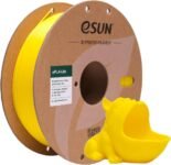 eSUN PLA Filamento 1,75 mm, filamento modificato per stampante 3D PLA, precisione dimensionale +/- 0,03 mm, bobina da 1 kg (2,2 libbre) Filamento di stampa 3D per stampanti 3D (E-Giallo)