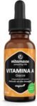 Vitamina A Gocce 5000 UI ad Alto Dosaggio per Dose Giornaliera, Retinolo Vegano & Liquido, 50 ml (1700 Gocce), Alta Biodisponibilità, Integratore Alimentare Naturale & Pura, senza Additivi