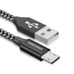 HAKUSHA Cavo Micro USB, [0.5M] 3A ricarica rapida cavo Android durevole nylon cavo caricatore cellulare per Samsung S7/S6/S5/J5/J7 Huawei Nokia Nexus Sony Tablet PS4 Kindle