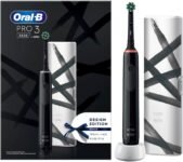 Oral-B Spazzolino Elettrico Ricaricabile Nero Pro 3 3500, 1 Testina, 1 Custodia Da Viaggio. 1 Spazzolino