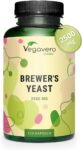 Lievito di Birra | 2500 mg | Integratore per Capelli, Unghie e Pelle | Fonte di Biotina, Zinco e Selenio | 120 Capsule | Senza Additivi | Vegan | No OGM | Vegavero®