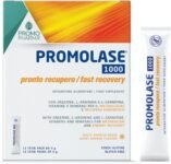 Promolase 1000 Pronto Recupero – Tonico Energetico per Crampi, Stanchezza e Recupero Muscolare – con Creatina, Carnitina, Arginina e Vitamine – Gusto Arancia -12 Stick da 5 g