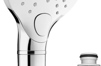 Rainsworth Soffione Doccia con Filtro, Doccino per Doccia Anticalcare, 3 Funzioni Soffione Doccia Alta Pressione Doccino Anticalcare, Ammorbidire l’Acqua Dura, Cromo