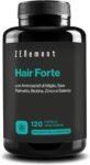 Hair Forte | Vitamine per Capelli, con Miglio, Saw Palmetto, Biotina, Zinco e Selenio | Integratore Capelli Anticaduta che Accelerano la Naturale Crescita Capelli | 120 Capsule Vegane | Zenement