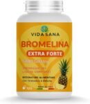 120 Cps Bromelina Extra forte 5000 gdu/g DIURETICO Anticellulite alta titolazione drenante naturale forte dimagrante Detox Tarassaco elimina ritenzione idrica gambe per sgonfiare pancia e addome
