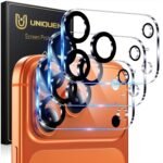 UniqueMe per iPhone 17 Pro Pellicola Protezione Fotocamera – HD Schermo, la Fotografia con Flash non è Influenzata, Anti-graffio, Durezza 9H – 3 Pezzi