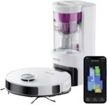 EUREKA NERE10s Robot Aspirapolvere Lavapavimenti con Stazione, Pulizia Senza Sforzo per 45 Giorni, 4000Pa, Raccolta Automatica della Polvere, Autonomia 180min, Navigazione con LiDAR, WiFi/APP