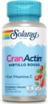 Solaray – Cranactin Mirtillo Rosso con Vitamina C – 60 Capsule Vegane – Integratore Concentrato di Cranberry Rosso – Non OGM e Testato in Laboratorio