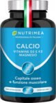 Calcio Complex | Integratore con Magnesio e Vitamine D3 & K2 | Ossa e Muscoli | 90 Capsule | Nutrimea