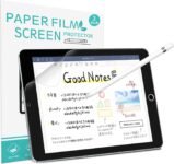 PYS (2 pezzi) Carta Pellicola Protettiva per iPad 5/6, iPad Air 1/2, iPad Pro 9.7″ Pellicola Protettiva Opaca per Disegnare, Scrivere e Prendere Appunti Come su Carta