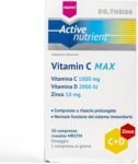 Dr. Thiess Activenutrient Vitamina C Max – Integratore Vitamina C 30 Compresse Bisfasiche – Multivitaminico per il Normale Funzionamento del Sistema Immunitario, con Vitamine e Minerali (C, D e Zinco)