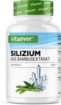 Silicio – 240 capsule con 500 mg di silicio organico al giorno – Premium: ottenuto naturalmente dall’estratto di bambù – Altamente dosato – Vegano