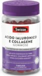 SWISSE – Pastiglie Gommose con Peptidi di Collagene Marino, Integratore Collagene e Acido Ialuronico Anti-Age, Integratori Donna e Uomo per la Salute e Bellezza della Pelle, 40 Unità, Frutti di Bosco