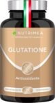 Glutatione Ridotto | Formula Completa con Vitamina C, Selenio, NAC, | Antiossidante e Disintossicante | Contrasta I Radicali Liberi | Migliora la Pelle | 90 capsule