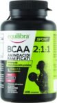 Equilibra Integratori Alimentari, Aminoacidi Ramificati, Integratore per Sportivi, a Base di Aminoacidi a Catena Ramificata (BCAA), con Vitamina B6, 100 Compresse