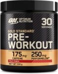 Optimum Nutrition Gold Standard Pre-Workout in Polvere, Bevanda Energetica Gusto Fruit Punch, 330g, 30 Porzioni