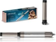 Cecotec Spazzola lisciante da viaggio InstantCare 400 Travel Brush, Rivestimento in ceramica, Temperatura massima 190º, Liscia senza togliere volume, Cavo 360º, Indicatori LED