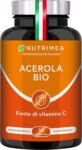 Acerola BIO 1000 mg | Ricca di Vitamina C | Riduce la Stanchezza | Potenzia il Sistema Immunitario | Antiossidante | 30 Compresse Masticabili Vegane