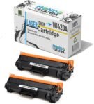 Mondo Stampa – W1420A CON CHIP (950 pagine) Compatibile Toner Sostituzione per HP 142A per Laserjet M140W, M110W,m1410W (KIT/2 TONER)